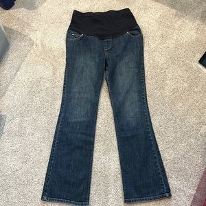 Liz Lange size 8 full panel maternity jeans